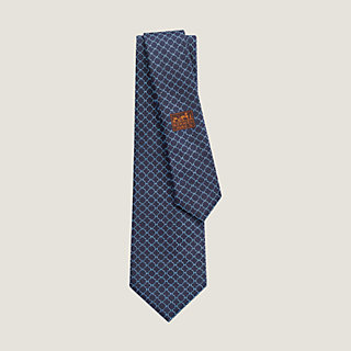 90s HERMES Vintage ガンクラブ チェック ネクタイ 千鳥柄 299572_003_825.jpg